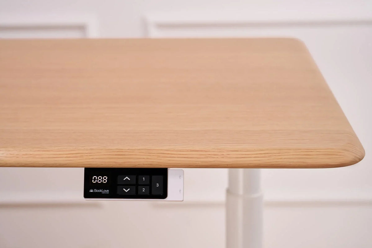 Under-edge memory controller used to adjust the Essential One Standing Desk
