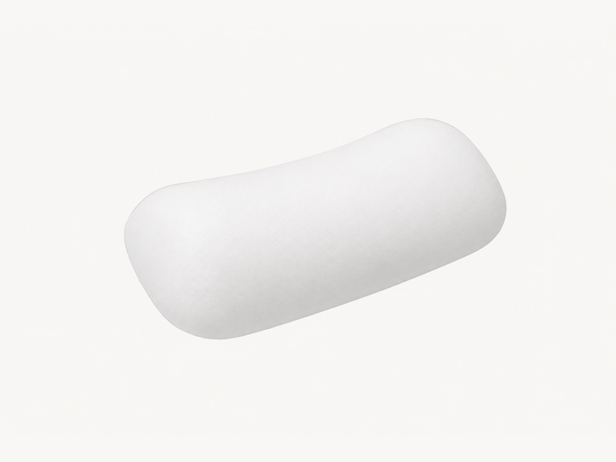 Isolated white mouse wrist rest on a transparent background
