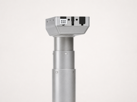 Dual motor lifting system close-up