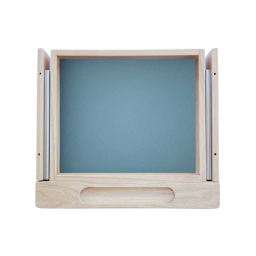Under-Desk Drawer in solid South American elm with sage interior