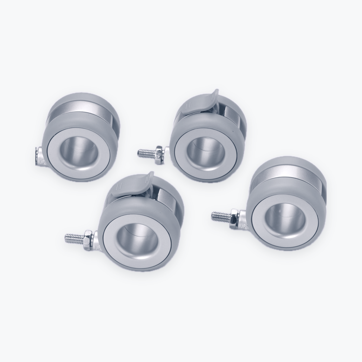Complete set of four Standing Desk Casters